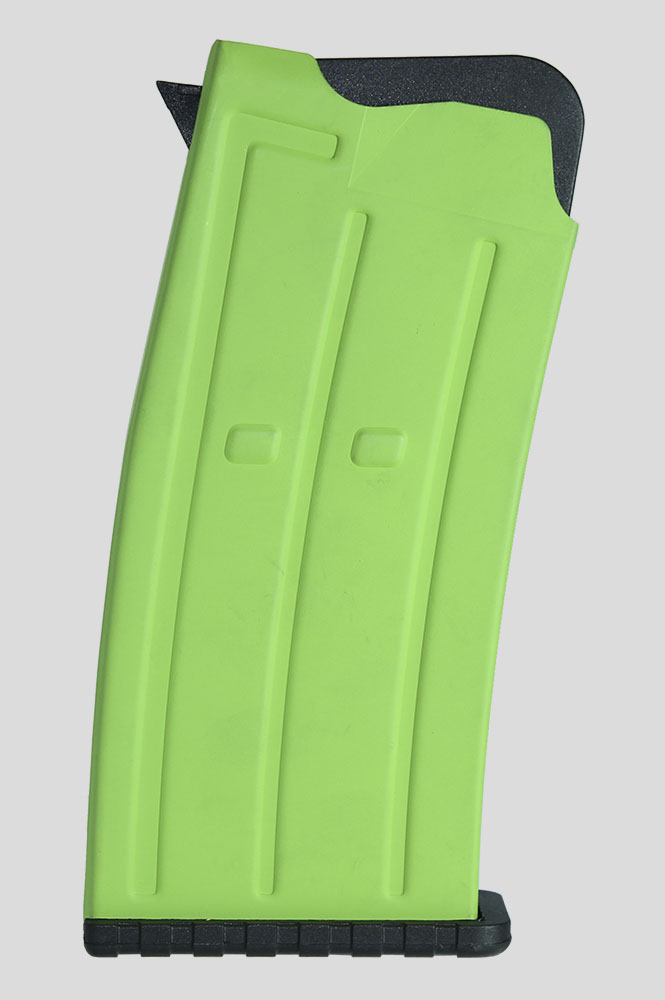 5 Round Magazine Chartreuse Green