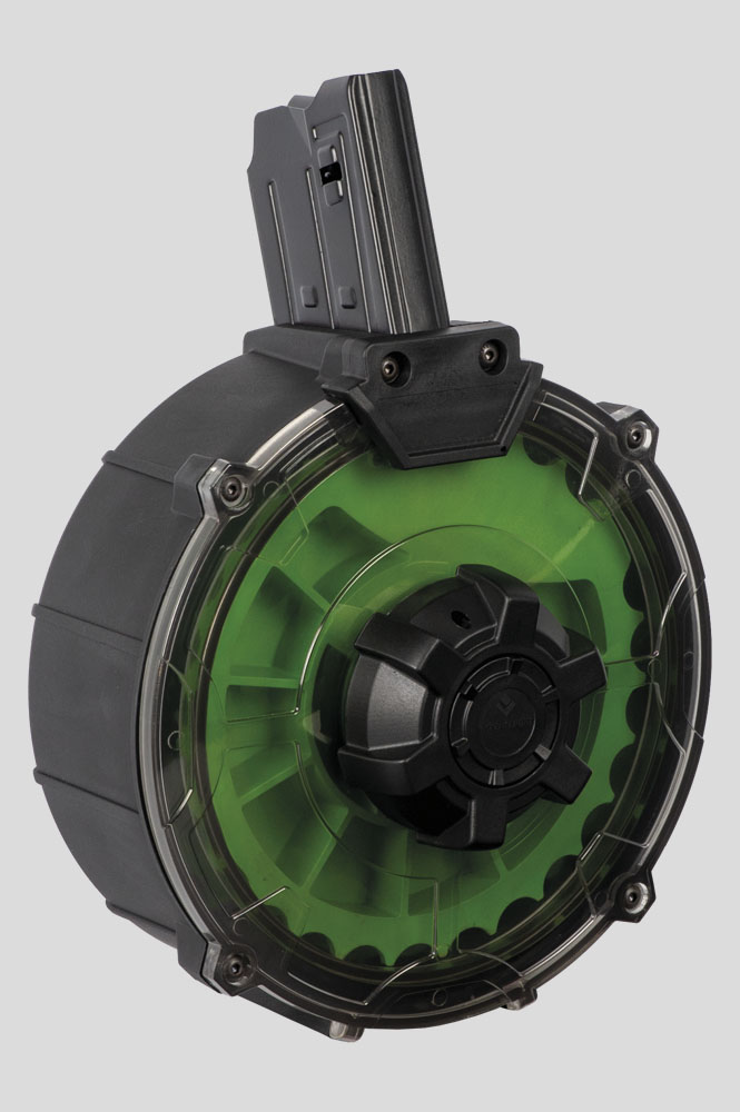 DRM-12 30 Round Drum Magazine Black Green