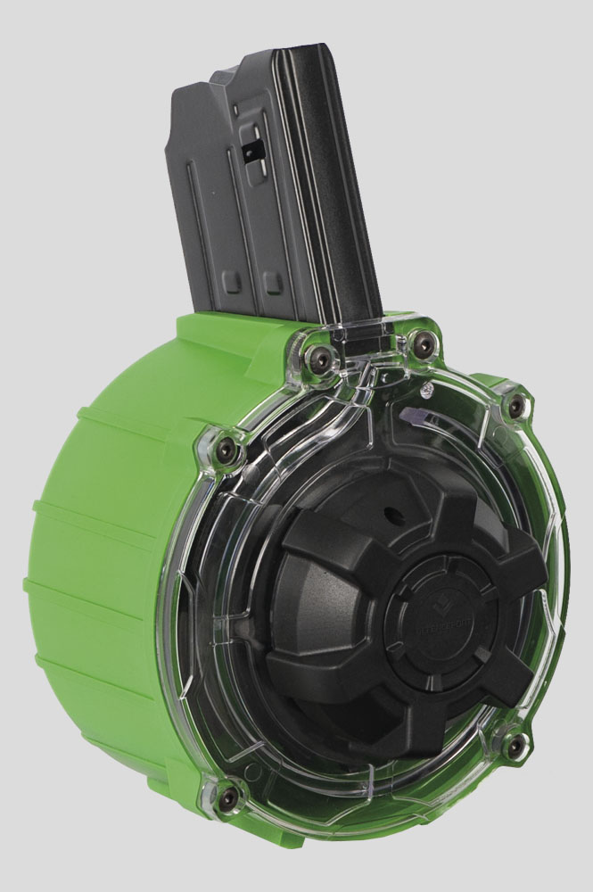 DRM-12 T3 20 Round Drum Magazine Zombie Green